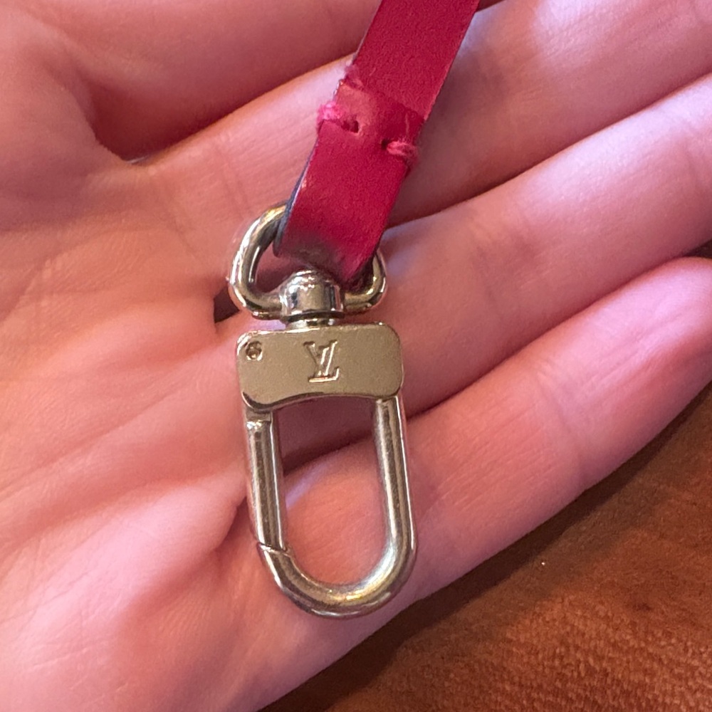 Louis Vuitton Red Epi Leather Pochette Accessories 24 Wristlet Clutch with Strap - Picture 2 of 13